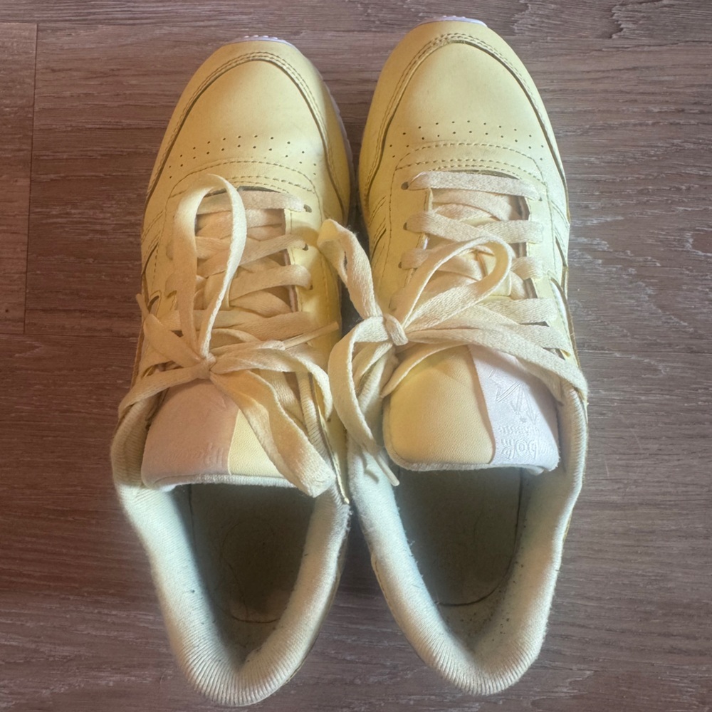 Yellow Reebok Sneakers
